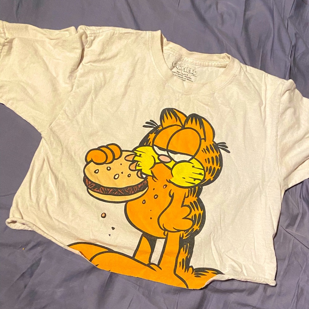 VINTAGE Garfield crop top